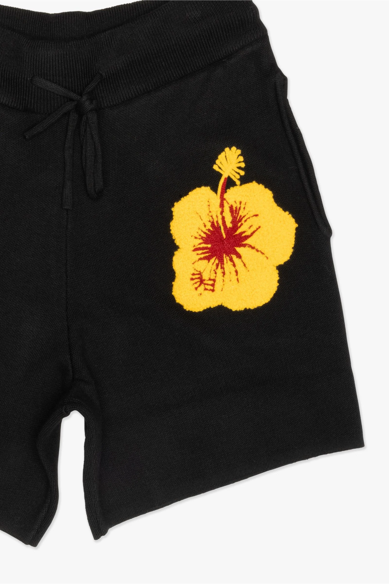 6Th Nbrhd Waves Men's Shorts Black - Image 4