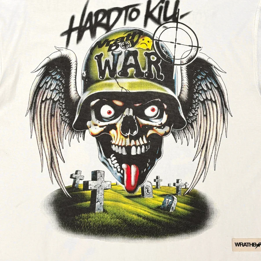 Wrathboy War Tee - Graphic Off White - Image 3