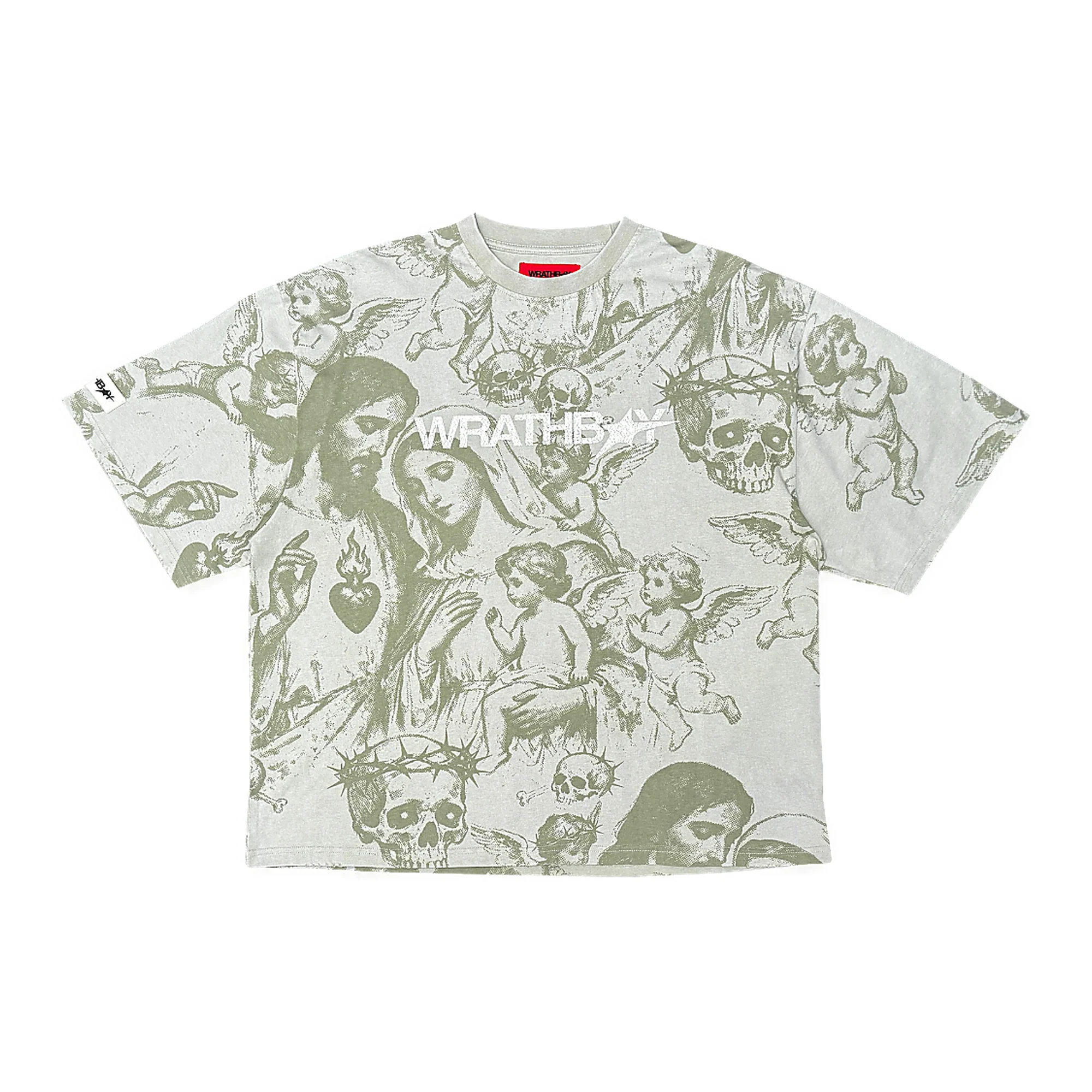 Wrathboy Angel T-Shirt - Graphic Green