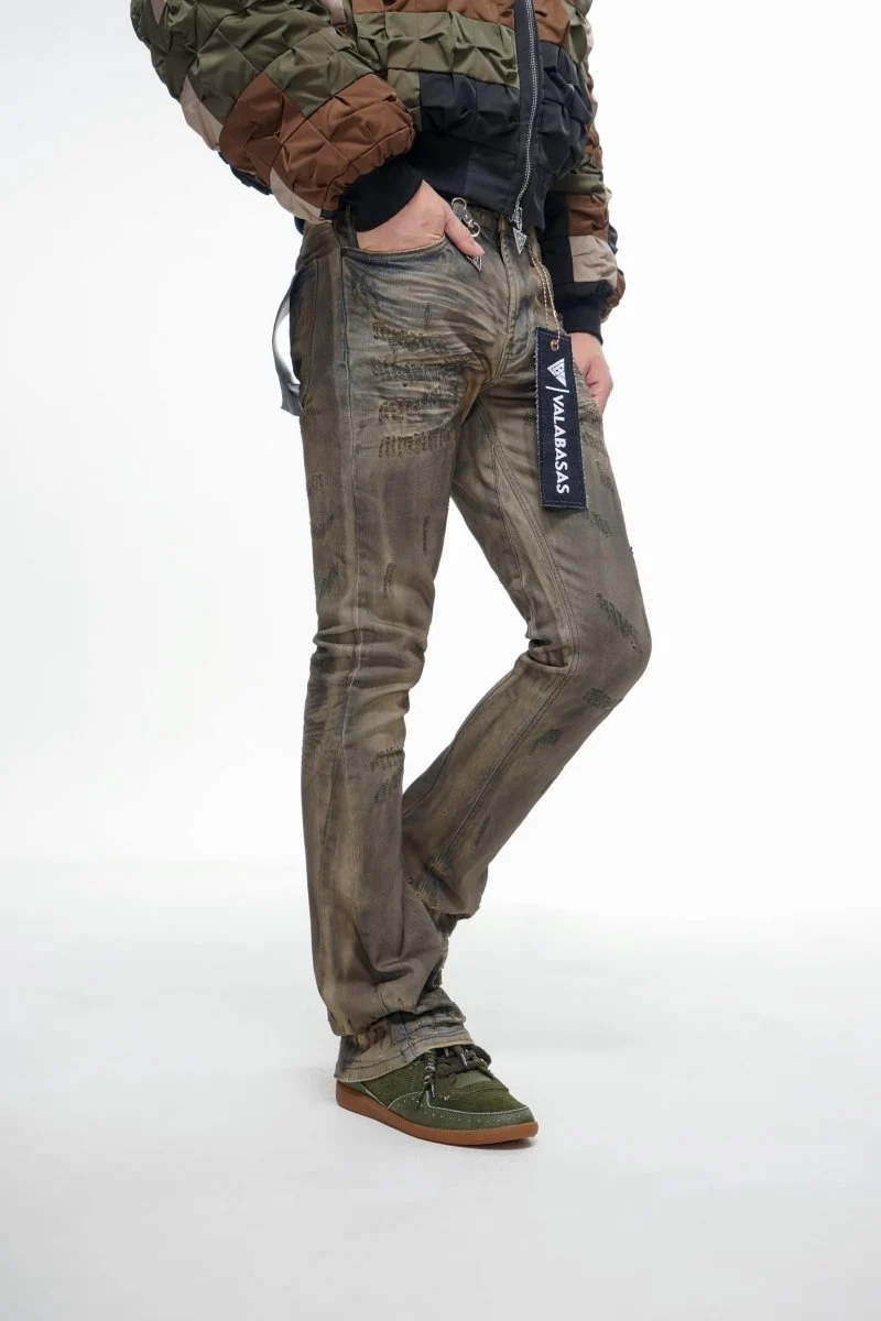 Valabasas Wired Jeans - Brown - Image 8