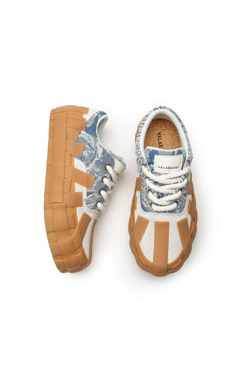 Valabasas Yuratsu Sneakers - Distressed Denim - Image 2